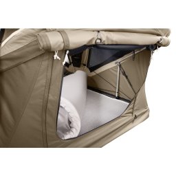 Saltea anti-condens Thule Mat L pentru 4 persoane, alba, 230 x 166 cm