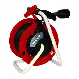 Prelungitor electric pe tambur 20 m 3x1.5 mm² impermeabil Raider