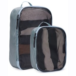Set saculeti organizare bagaj Thule Packing Cube mediu si mic, Pond Grey