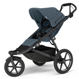 Carucior Thule Urban Glide 3 all-terrain cu ham magnetic, Dark Slate