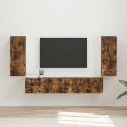 Set Dulap pentru Televizor Montat pe Perete 4 pcs Lemn compozit GartenMobel Dekor