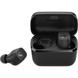 Casti In-Ear Sennheiser CX Plus True Wireless, AptX, Carcasa de incarcare, Negru