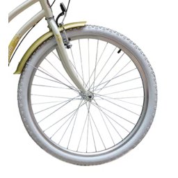 Furca bicicleta PEGAS, Roata 26 inch, Gat 1-1/8 inch, V-brake, Otel, Alb Perlat