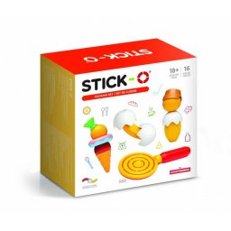 Set constructie magnetic Magformers Blocks Stick-O Cooking set 16 piese, 16 piese, tema gatit, pentru prescolari