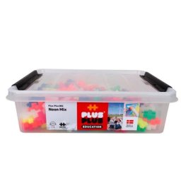 Jucarie de constructie Dante Bricks Plus Big - Neon colours 200 pieces, 200 piese, culori neon, piese BIG