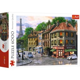 Puzzle 6000 piese - Street of Paris