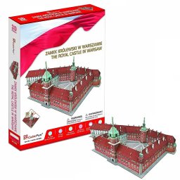 Puzzle 3D Cubic Fun Royal Castle in Warsaw, 105 piese, Fara lipici