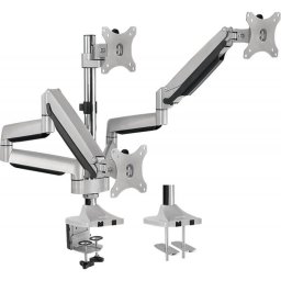 Suport TV / Monitor Logilink BP0052, 13 - 27 inch, Argintiu