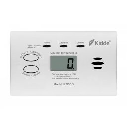 Detector de monoxid de carbon KIDDE KID-K7DCO, Afisaj digital, Durata de viata 10 ani, Alimentare baterii AA