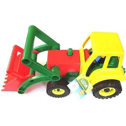 Excavator Lena CHARGER ZL-04161, 35 cm, cu cupa functionala, pentru copii
