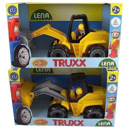 Vehicul de constructii Lena Incarcator ZL-04412, Negru, Gri, Galben, Plastic, 37 cm
