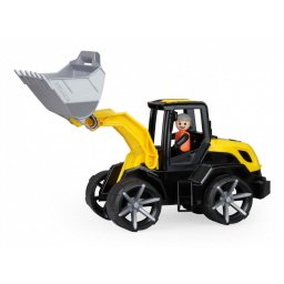 Buldozer Lena Truxx 2, 04512, mecanic, cu figurina, constructie robusta, pentru 2+ ani