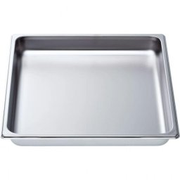 Tava mare neperforata NEFF Z13CU40X0 - 11027159, L35.4cm, l32.5cm, H4cm, Uz 32.9x30mm, G0.62kg, V3.3L, Inox AISI 304 GN2/3 0.7mm