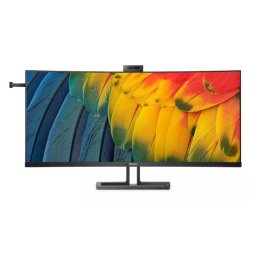 Monitor IPS LED Philips 39.7" 40B1U6903CH/00, 5K (5120 x 2160), HDMI, DisplayPort, Ecran Curbat, Boxe, Negru