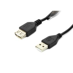 Cablu Accura USB-A - USB-A 1,8m M/F negru