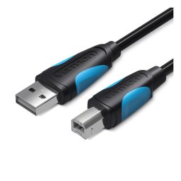 Cablu de date Vention, USB-A to USB-B, 300 cm, Negru