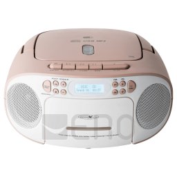Reflexion RCR2260DAB/PK, caseta CD/MP3 portabila USB DAB+ radio stereo (2 x 12 wati putere muzicala max.), conexiune Aux-in de 3,5 mm si iesire pentru casti de 3,5 mm, afisaj digital LCD, roz