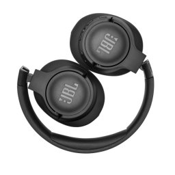Casti Bluetooth, JBL, T670NC, Cu anulare activa a zgomotului, Negru