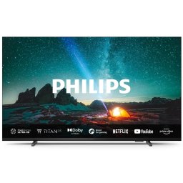 Televizor Philips LED 50PUS7609, 126 cm, Smart TV, 4K Ultra HD, Clasa F, 3840 x 2160 pixeli, Gri inchis