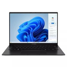 Laptop ASUS Zenbook 14 OLED UM3406HA-WS74T, AMD Ryzen™ 7 8840HS 35.6 cm (14"), Touchscreen, WUXGA, 16 GB RAM, 512 GB SSD, Radeon 780M, Windows 11 Home, Negru