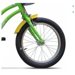 Furca Bicicleta PEGAS Mezin 16 FK-MEZIN-GRN, 16 inch, verde, otel