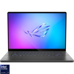 Laptop Gaming ROG Zephyrus G16, 16 inch, 2.5K, Procesor Intel® Core™ Ultra 9 285H, 64GB LPDDR5X, 1TB SSD, GeForce RTX 5090 24GB, No OS, Gri (INT Keyboard)