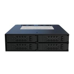 Rack HDD/SSD Icy Dock, 4x 2.5 inch SAS/SATA Hot-Swap, pentru 1x bay 5.25 inch, Full Metal
