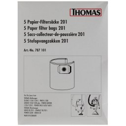 Sac de aspirator THOMAS Purse 201, 5 bucati, 20 litri