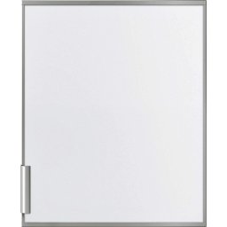 Usa decorativa pentru Bosch KFZ10AX0, cadru si maner din aluminiu, Alb-Argintiu