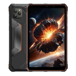 Tableta Blackview Active 5 Rugged, Procesor Octa-Core Unisoc T615, Ecran IPS 90Hz 8.68", 8GB RAM, 128GB Flash, 16MP, Android, NFC, Mod Manusi, TUV, 6600 mAh, 18 W, Dual SIM, Negru-Portocaliu