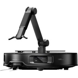 Robot de aspirare Roborock Saros Z70, 22.000 Pa, brat robotic inteligent OmniGrip, aspirator, mop si sistem avansat de gestionare a obstacolelor, navigatie autonoma StarSight 2.0, mapare 3D, Lidar, profil ultrasubtire 7.98 cm, negru