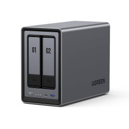 NAS Ugreen, Procesor Intel N100, 8GB DDR5, 2-Bay, Port 2.5GbE