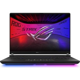Laptop Gaming ASUS ROG Strix SCAR 16 G635LX, procesor Intel® Core™ Ultra 9 275HX pana la 5.4GHz, 16 inch, 2.5K WQXGA, 64GB DDR5, 2TB + 2TB SSD, NVIDIA® GeForce RTX™ 5090 24GB GDDR7, Windows 11 Pro, Negru