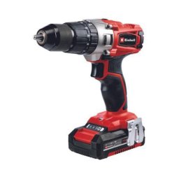 Masina de gaurit si insurubat (bormasina) cu percutie pe acumulator Einhell Power X-Change TE-CD 18/2 Li-i +64, 18 V, 44 Nm, 2 trepte de viteza, 2 acumulatori de 2 Ah, incarcator, geanta, set de accesorii 64 de piese