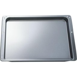 Tava de copt emailata NEFF Z1342X0 - 00574910, L 46.5cm, l 37.5cm, H 2.5cm, G 1.22kg, Titanium Gri