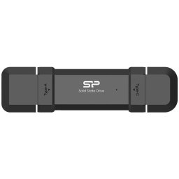 SSD extern Silicon Power DS72, 1TB, USB-C/USB 3.2 Gen 2, Negru