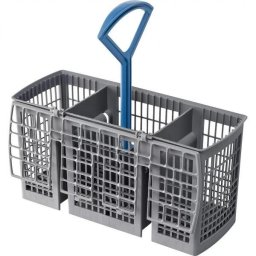Cos pentru tacamuri SIEMENS SZ73145 - 00481957, L22cm, l8.8cm, H11.5cm, 3 compartimente, Poate fi folosit in orice masina de spalat, Pentru cosul inferior