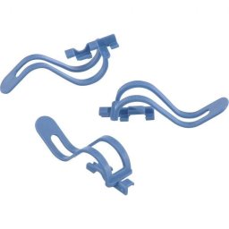 Set de 3 cleme BOSCH 00423712, Pentru masini de spalat vase, Pentru articole mici din plastic, cum ar fi capacele si cupele