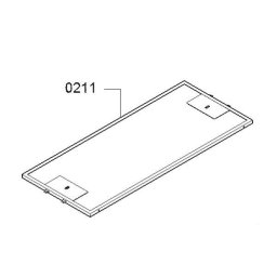 Filtru pentru grasime din otel inoxidabil BOSCH 11063246