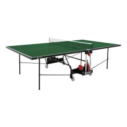 Masa tenis Sponeta S1-72e, Exterior, pliabila, cu fileu, 4mm, Verde