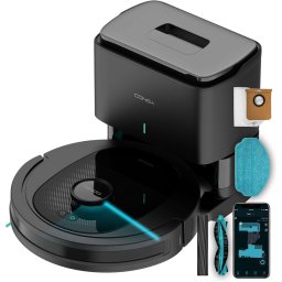 Robot de aspirare CECOTEC Conga 8490 Ultimate Ultra, 7000 Pa, Laser, Autonomie 170 min, Baza autocuratare