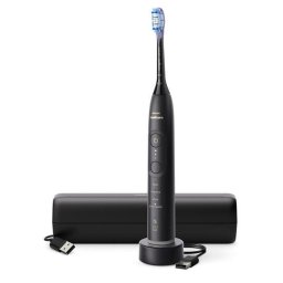 Periuta de dinti electrica Philips Sonicare HX7421/01, 3 viteze, 4 programe, 62.000 miscari/minut, Autonomie 504 ore, Bluetooth, Negru