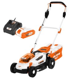 Masina de tuns gazon cu acumulator RXI3324E Power Alfa UP, 33 cm, 5 nivele, 25-75 mm, Cos 30 litri, 1 x Li-Ion 20V, 4Ah, contine acumulator+incarcator