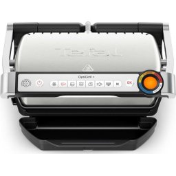 Gratar electric Tefal OptiGrill+ Intelligent Grill GC718D10, 2000W, 6 programe, suprafata 300x200mm