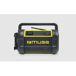 Boxa portabila MUSE M-928 BTY, Bluetooth, 20W, IP64, Negru/Galben
