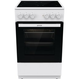 Aragaz Gorenje, Plita vitroceramica, Cuptor electric, 50 cm, Alb