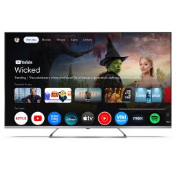 Televizor Sharp 55JP7265E 55" (139cm), Smart TV, 4K Ultra HD, QLED MiniLED, Google TV, Negru