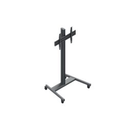 Suport TV mobil tip Carucior Edbak TRE100, 42-75 inch, 70kg, VESA 600x400, Negru