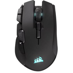 Mouse Gaming Wireless Corsair IRONCLAW, 26000 DPI, Bluetooth, USB, iluminare RGB, Negru