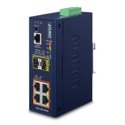 Switch industrial Planet IGS-5225-4P2S, 4 porturi Gigabit PoE+, 2 porturi SFP 2.5G, Management L2+